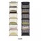 J&V TEXTILES Hanging Closet Organizer, 6-Shelf 10-Shelf Closet Hanging Storage Shelves